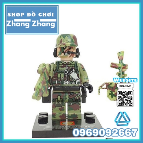 Xếp hình lính đặc nhiệm biệt kích rừng Falcon Columbia Lego Minifigures Sembo SB11101