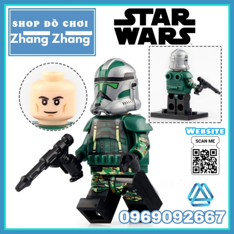 Xếp hình Star Wars Legion Coruscant Guard - Jesse - Imperial Stormtrooper Lego Minifigures Koruit KT1042