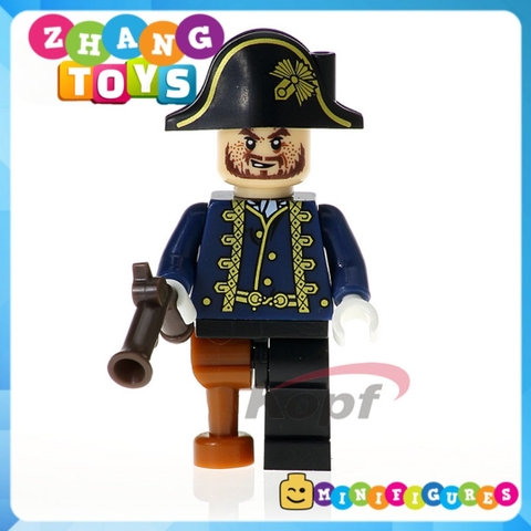 Xếp hình Pirates of the Caribbean Jack Sparrow - Carina - Barbossa - Henry - Scurm - Gibbs Lego Minifigures Xinh X0160