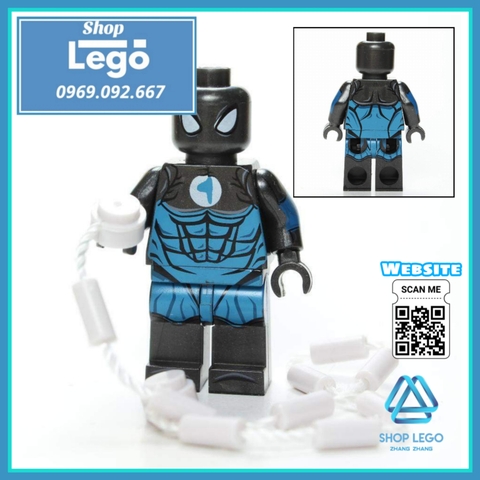 Xếp hình Colossus Wolverine Deadpool Spider-Man Cable Murder Machine Harley Quinn Lego Minifigures POGO PG8180