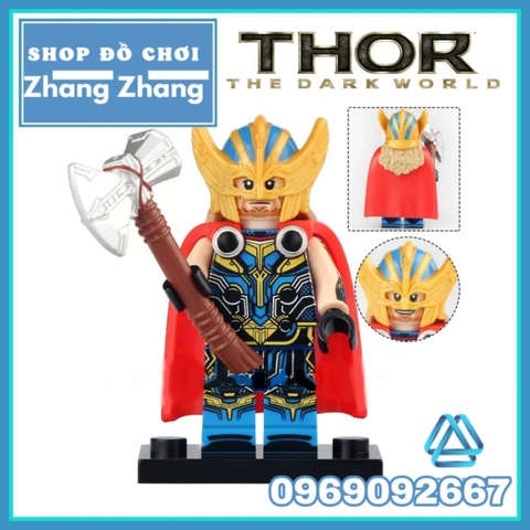 Đồ chơi xếp hình Thần sấm Thor Valkyrie Jane Foster Korg Zeus Groot Minifigures Koruit KT1062