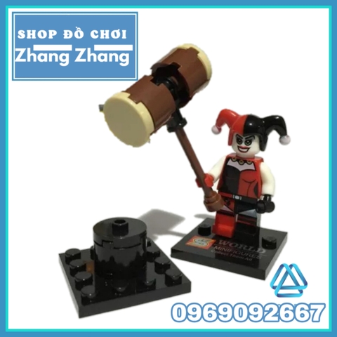Xếp hình Harley Quinn - Batman - Iron Man - Falcon Yellow Jacket - Deathstroke - Batman - Arsenal Lego Minifigures Sy295