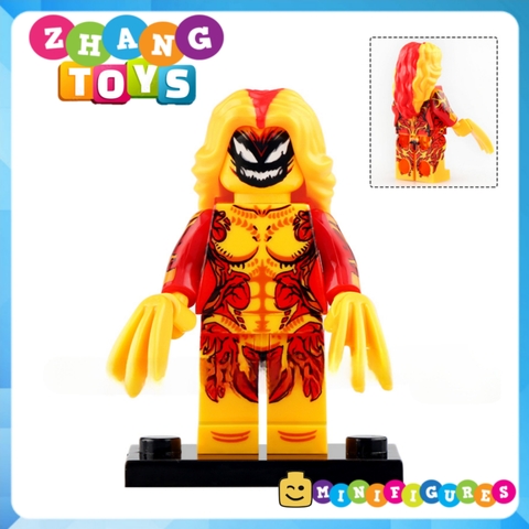 Xếp hình mô hình gồm Carnage - Cletus Kasady - Eddie Brock - Anti-Venom - Scream Lego WM6120