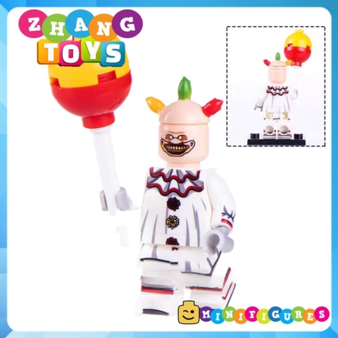 Xếp hình Jack Torrance Chainsaw Killer - Jason - Sam Elvira Twisty the Clown Pyramid Head Nurse Lego Minifigures WM6101