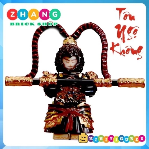 Đồ chơi xếp hình Wukong tôn ngộ không trong tây du ký custum Minifigures