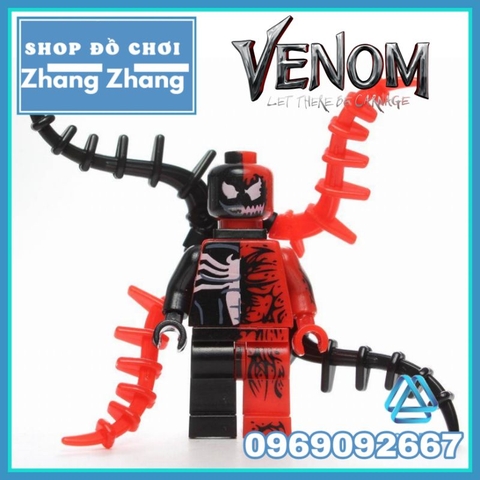 Đồ chơi xếp hình Venom x Carnage trong người nhện mô hình Minifigures WM315