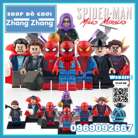 Đồ chơi xếp hình Spider man Green Goblin Doctor Strange Eddie Brock Jonah Jameson Minifigures Xinh X0331