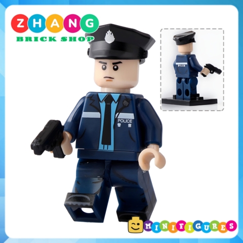 Đồ chơi Xếp hình lực lượng cảnh sát Hongkong Macao Police và phản ứng nhanh SWAT Minifigures POGO PG8062