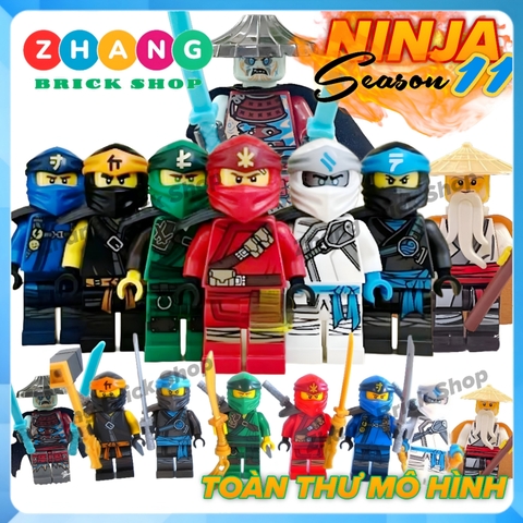 Xếp hình Ninjago đại chiến Ice Emperor mới nhất 2020 Lego Minifigures PRCK GA107 114