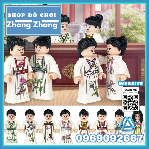 Đồ chơi xếp hình Trang phục cung tần thời Đại Hán Minifigures M8043