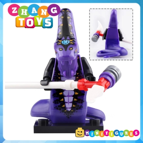 Đồ chơi Xếp hình Ninjago đại chiến tộc Rắn Xà Tinh Minifigures Lele A090 097
