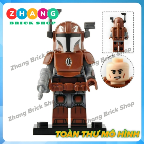 Xếp hình Star Wars Mandalorian Jango Boba Mando Fenn Rau Lego Minifigures KT1041