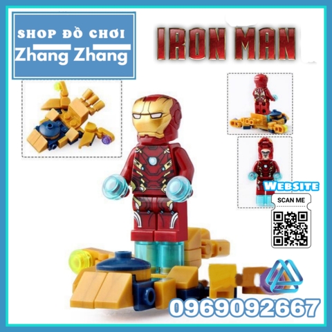 Xếp hình tuyển tập Iron Man đại chiến Thanos 8 in 1 Lego Minifigures Dlp9093