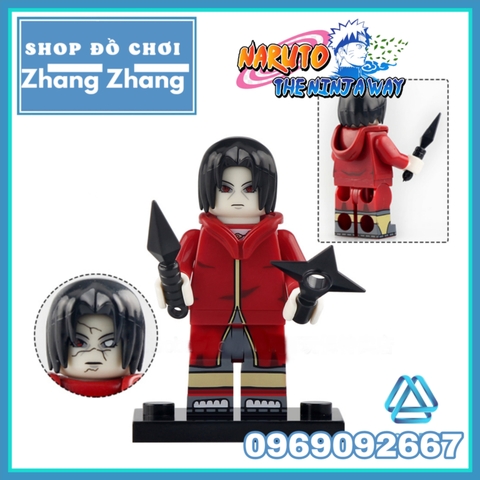 Đồ chơi xếp hình Naruto gồm Obito Uchiha - Ibiki Morino - Kurenai Yuhi - Rin Nohara - Kakashi Hatake Minifigures KDL807