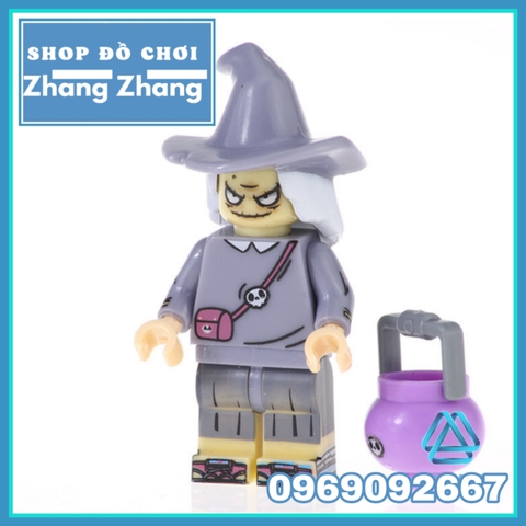 Xếp hình Halloween các nhân vật phim kinh dị Scared Lego Minifigures POGO PG8174