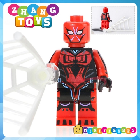 Xếp hình Spider man : Homecoming Vulture Iron Man Silk Masked Robber Spider-Man Lego Minifigures Xinh X0168