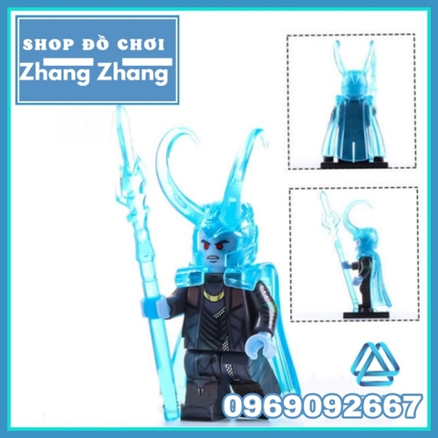 Xếp hình tuyển tập Loki Avengers trong TVA và Ragnarok mới nhất 2021 Lego Minifigures WM6118