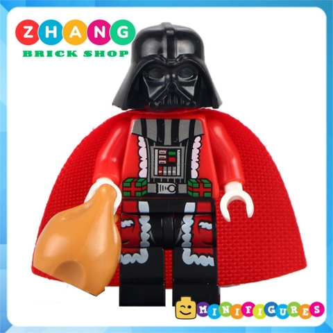 Xếp hình Santa Claus - Darth Vader - Harley Queen - Old Granny - Joker - C-3PO Giáng Sinh Lego Minifigures Xinh X0140