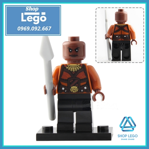 Xếp hình Avengers Infinity War Black Panther - Killmonger - Shuri - Ulysses Klaw - Okoye Lego Minifigures Xinh X0184