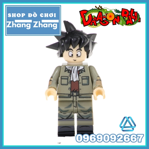 Xếp hình Dragon Ball Son goku Gohan Raditz Major Metallitron Lego Minifigures POGO PG8169
