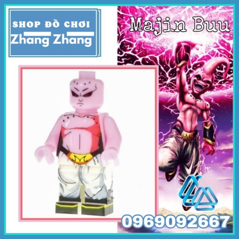 Xếp hình Dragon Ball Z Majin Buu Ma Bư còm 7 viên ngọc rồng Lego Minifigures Kopf KF8032 KF2033