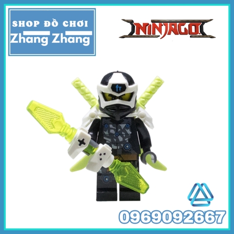 Đồ chơi Xếp hình Ninjago gồm ltron - Slash - Cole - Unagami - Jay- Kai- Flop- Lloyd Minifigures HJ104
