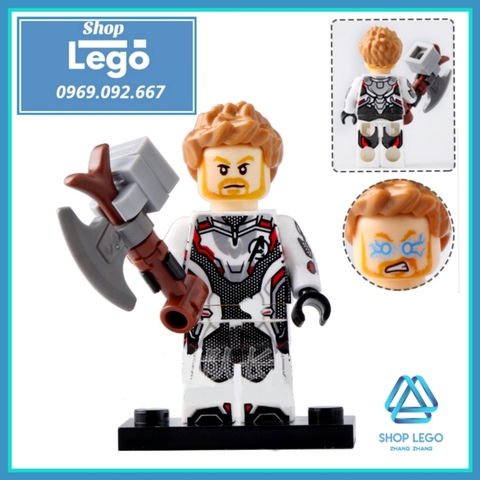 Xếp hình Siêu anh hùng Avengers: Endgame Black widow - Thor - Ant man - Nebula - Iron man Lego Minifigures Xinh X0251