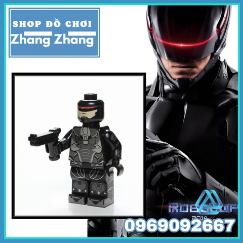 Xếp hình Robocop Cảnh sát người máy mới nhất đẹp nhất 2019 Lego Minifigures Wm WM436 wm6020