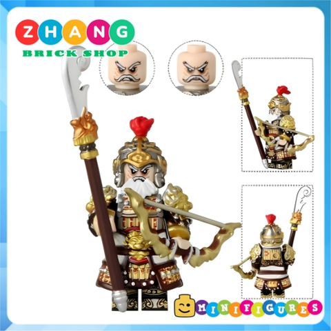 Đồ chơi xếp hình Tam quốc Ngũ hổ tướng Hoàng Trung trong Three kingdom Minifigures