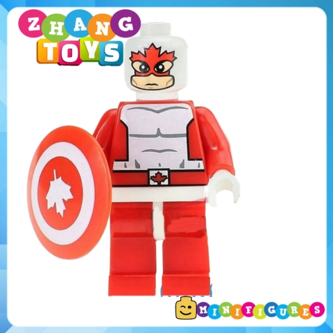 Xếp hình Vindicator - Captain Canuck - Yondu  - Melter - Prowler - Luke Cage - Hellboy Lego Minifigures Kopf KF6029