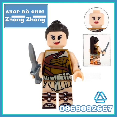 Xếp hình Wonder Woman - Joker - Haley Quinn - Thanos - Captain America Lego Minifigures WM6014