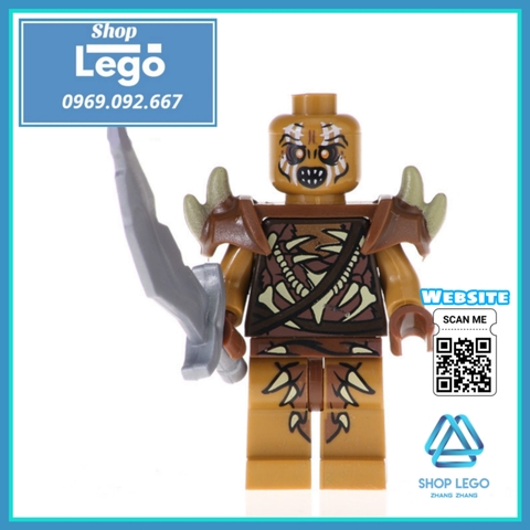 Xếp hình The Lord of the Rings Fili Dain Kili Oin Gloin Dori Goblin Gundabad Orc Lego Minifigures Pogo PG8183