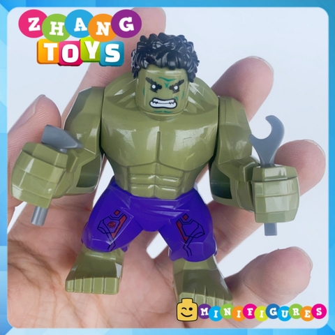 Xếp hình Hulk The Incredible Người khổng lồ xanh Siêu anh hùng Marvel Lego Minifigures Xinh Xh160