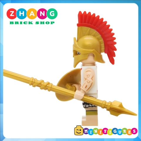 Xếp hình mô hình quân đoàn lính Hi Lạp Greece Hoplite Gladiator trung cổ Lego Minifigures Xinh X0320 Xh1769