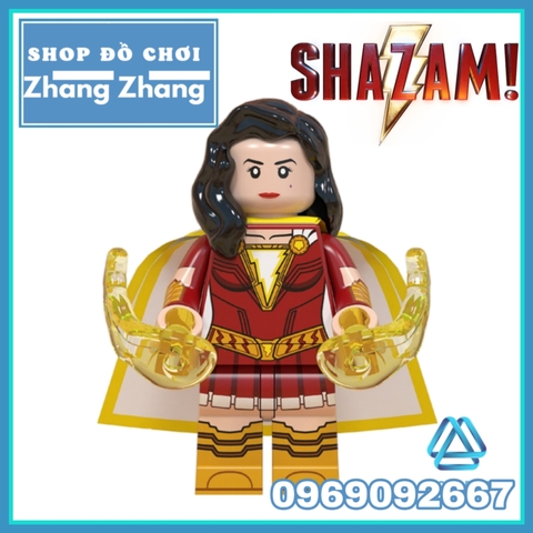Xếp hình Shazam Billy Batson Mary Thaddeus Sivana Freddy Freeman Darla Dudley Pedro Pena Lego Minifigures Koruit Wm6058