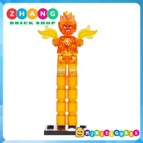 Xếp hình Fantastic The Thing Invisible Woman Human Torch Dr Doom Sue Storm Reed Richards Johnny Lego Minifigures SY288