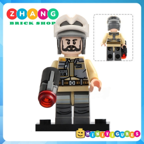 Xếp hình Star Wars Stormtrooper - Rebel Pilot - Flametrooper- Rebel Trooper Lego Minifigures Lele C041 048