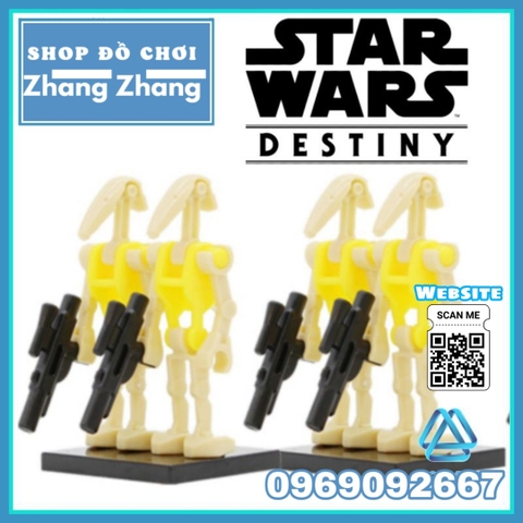 Xếp hình Star Wars Battle Droids Super Combat Robot K-2SO Lego Minifigures POGO PG8099