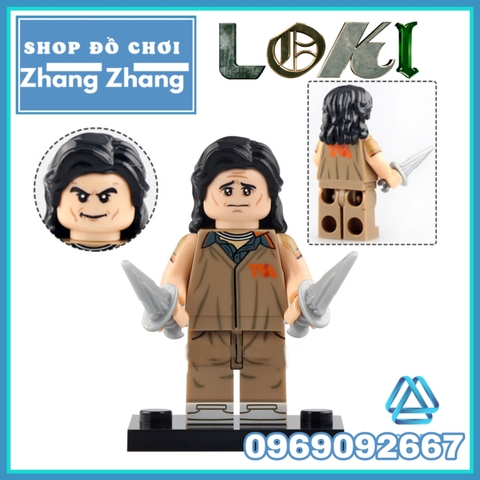 Đồ chơi xếp hình Lady Loki Tva gồm Mobius - Renslayer - Sylvie - He Who Remains Minifigures Xinh X0318