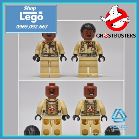 Xếp hình Ghostbusters Peter Venkman - Egon Spengler - Ray Stantz- Winston Zeddemore Lego Minifigures Xinh X108 111