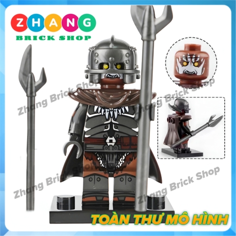 Xếp hình binh đoàn Orc - The lord of the ring Chúa tể những chiếc nhẫn Lego Minifigures Kruit KT1033