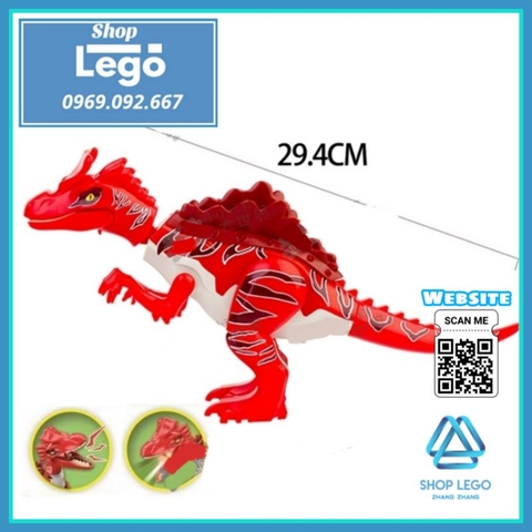 Xếp hình khủng long Protohorn Stegosaurus kêu được trong Công viên kỷ Jurassic World Lego Minifigures YG77088