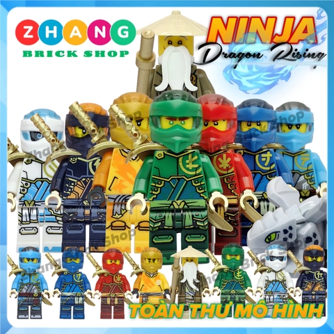 Đồ chơi xếp hình Ninjago season 17 Dragons Rising Kai Cole Zane Jay Nya Wu lloyd Arin Minifigures