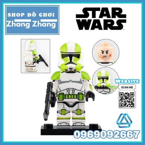 Đồ chơi xếp hình Star Wars Jesse Grey Legion Trooper Galactic Marine Crosshair Bo-Katan Minifigures Xinh X0323