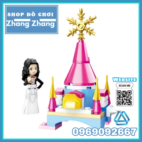 Xếp hình Công chúa tuyết trong hoạt hình Windsor Castle Lego Minifigures QL1113