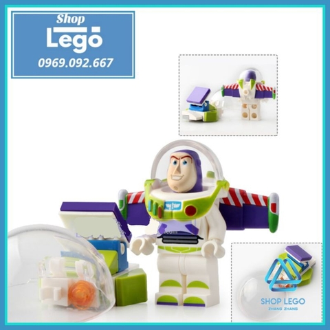 Xếp hình Câu chuyện đồ chơi Toys Story 4 Woody - Buzz - Jessie - Green Alien - Sarge - Zurg Lego Minifigures SY6699