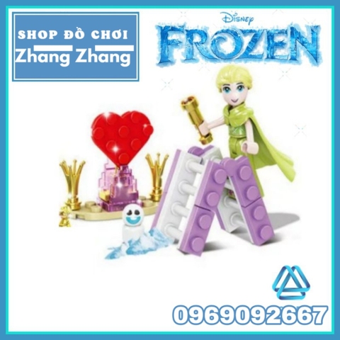 Xếp hình Elsa Nữ hoàng băng giá và Anna trong Frozen Lego Minifigures SY1372