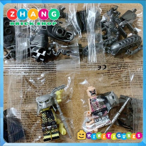 Đồ chơi Xếp hình Predator vs Alien Cuộc chiến dưới chân tháp cổ mới nhất 2020 Lego Minifigures POGO PG8254