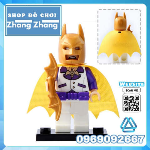 Xếp hình Batman Barbara và Poison Ivy Joker Catwoman - Aaron Cash - Penguin - Riddler Lego Minifigures Pogo PG8041