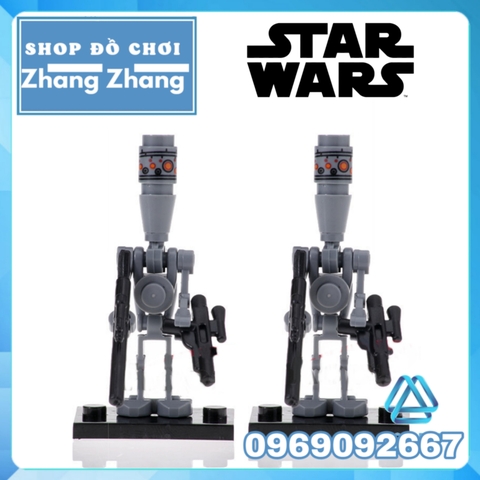 Đồ chơi Xếp hình Star Wars Rebolt Rako Hardeen - Rose Lando Calrissian - Poe Dameron IG-88 Minifigures POGO PG8142